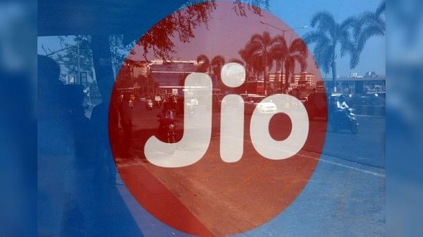 Logo de Reliance Jio.