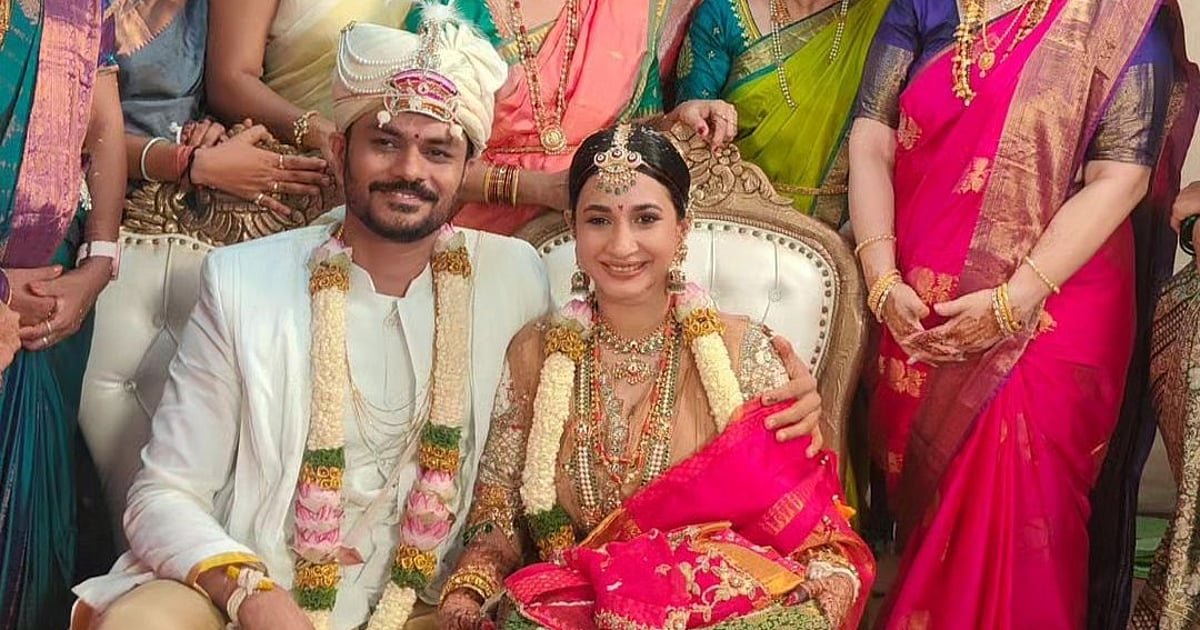 Manvita Harish Kamath ties the knot with Arun Kumar in a private ceremony Manvita Harish Kamath ties the knot with Arun Kumar in a private ceremony