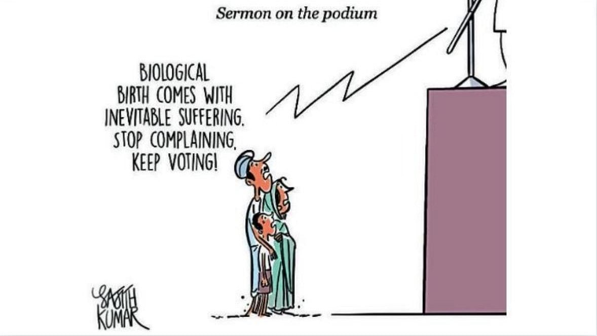 DH Toon | Voting sermon...