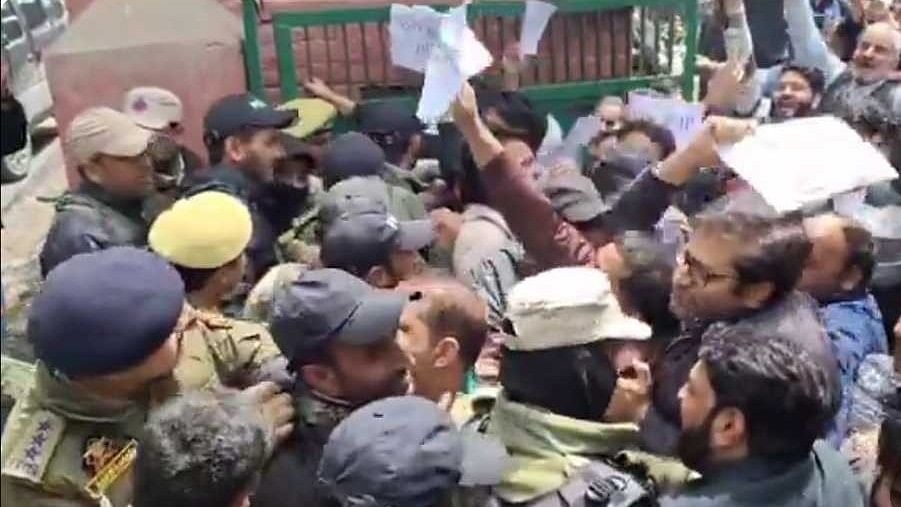 Lok Sabha Elections 2024: PDP holds protest against EC for deferring polls in Anantnag-Rajouri seat