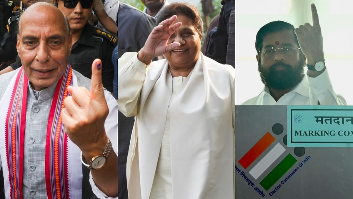 Lok Sabha Elections 2024 Phase 5: Political Bigwigs cast their vote