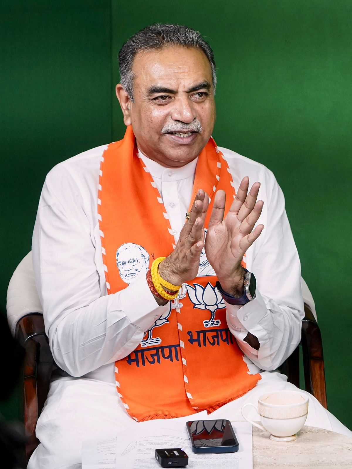 BJP's Sanjay Tandon secured third place with assets worth Rs 111.51 crore.