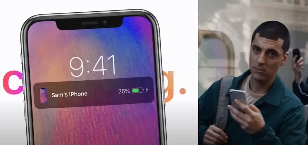 [Left] iPhone X and Apple Fanboy [right] with notch haircut.