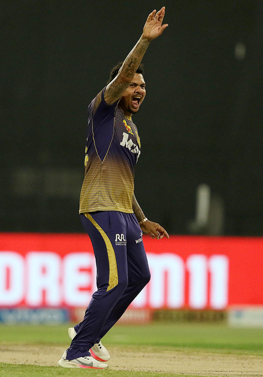 Extraordinary with both the bat and the ball this season, the KKR opener has been a sight to behold this season. He has already bagged 14 wickets in the tournament.
