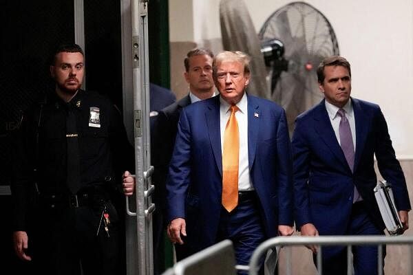 Former U.S. President Trump's criminal trial on charges of falsifying business records continues in New York.