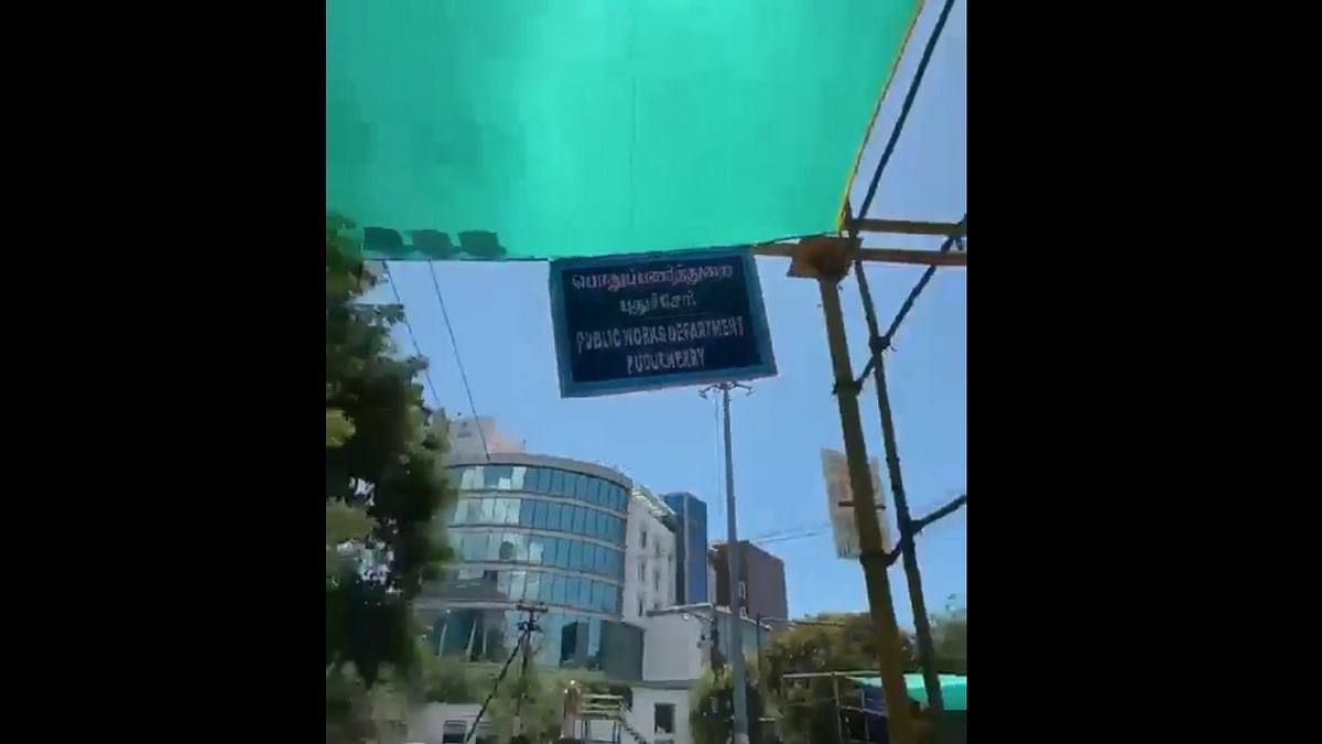 India swelters: Green sheets set up at Puducherry, Bhubaneswar traffic signals to combat rising temperatures