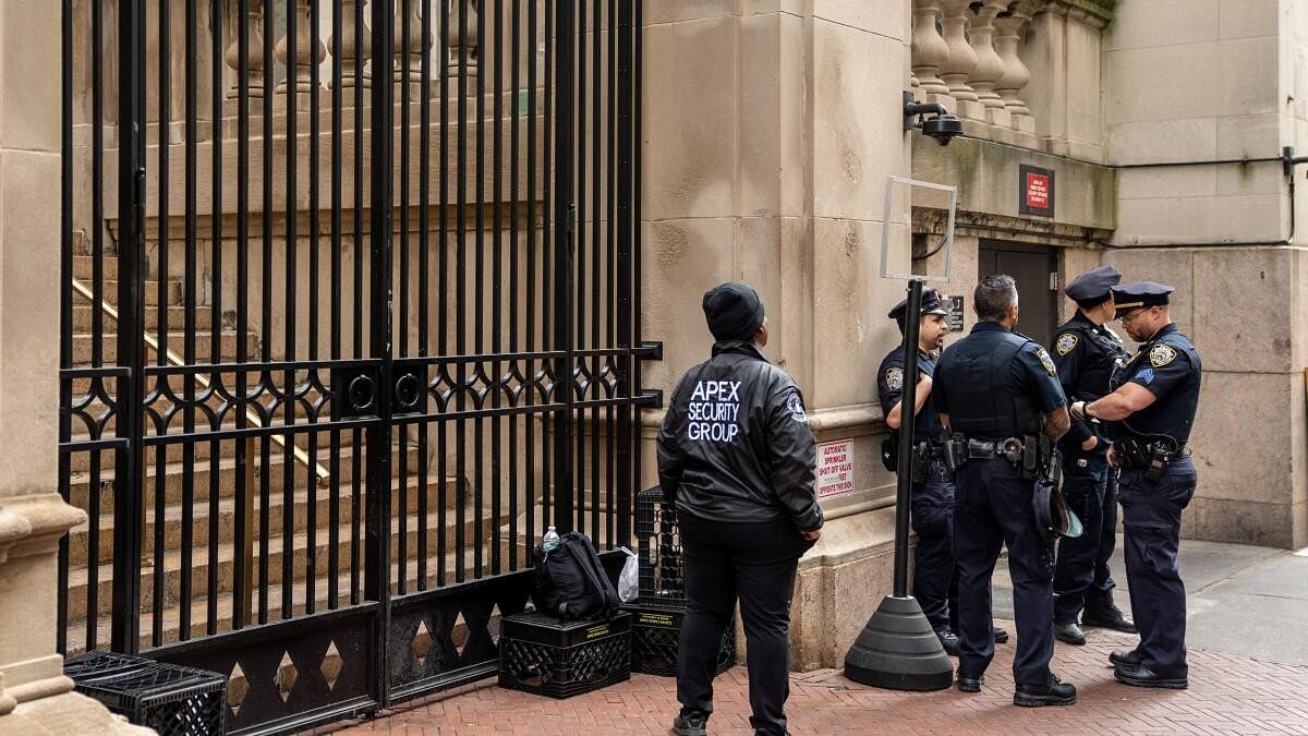 NYPD says police officer accidentally fired gun inside Columbia building
