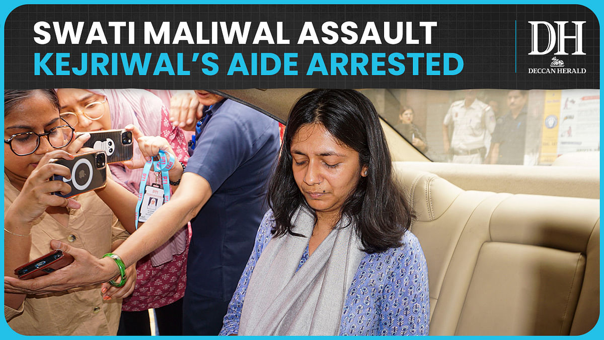 Kejriwal's aide arrested in Swati Maliwal assault case | AAP denies charges