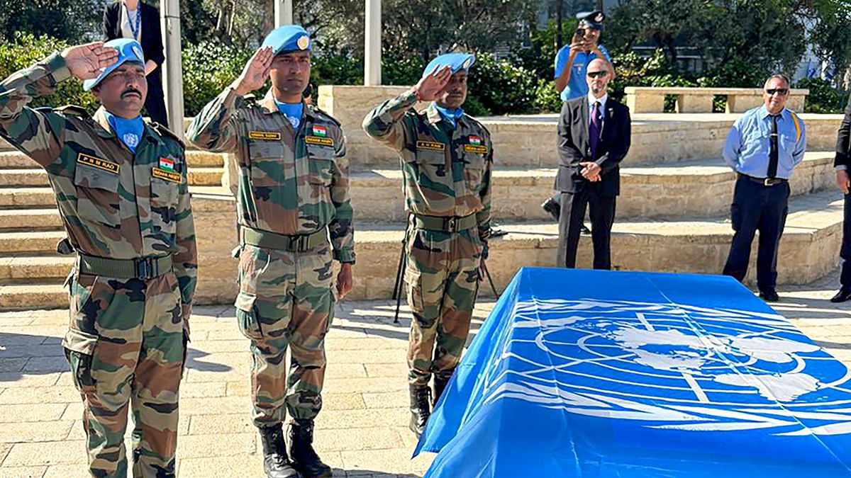 Senior UN, Indian embassy, Israeli govt officials pay homage to ex-Indian Army officer killed in Gaza