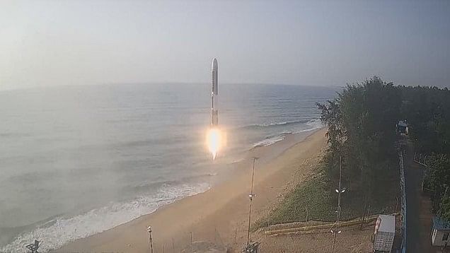 Agnikul Cosmos launches India’s second privately-built rocket Agniban SOrTeD
