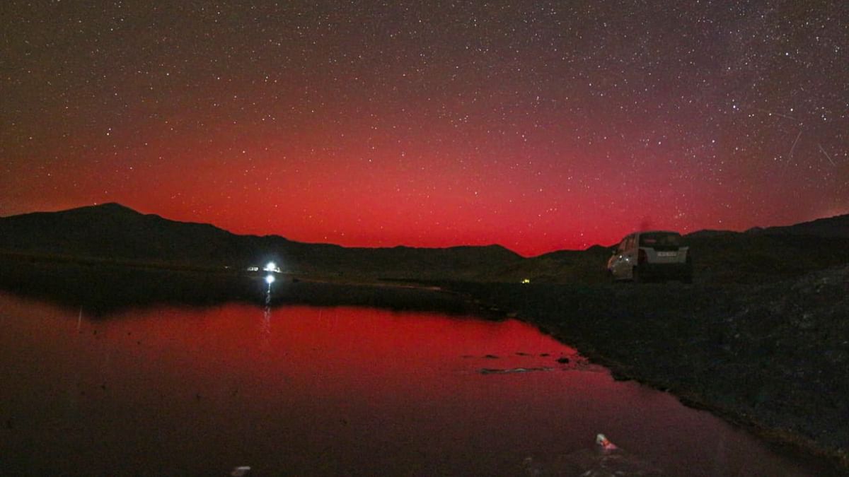 Two Indian sky-cameras at Ladakh capture aurora caused by most powerful solar storm in two decades 