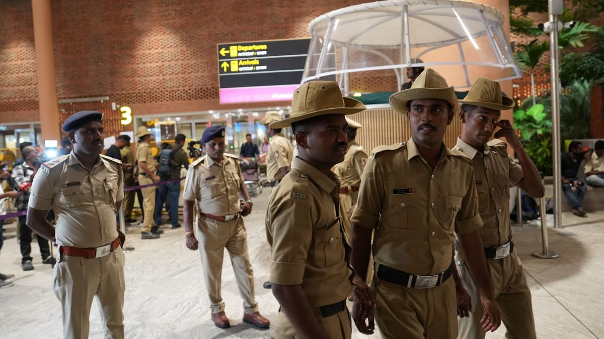 Even as Prajwal landed in Bengaluru, security was tightened at the Bowring and Lady Curzon Hospital in the city in view of his arrival for various medical tests including blood pressure, blood sugar level and cardiac health.