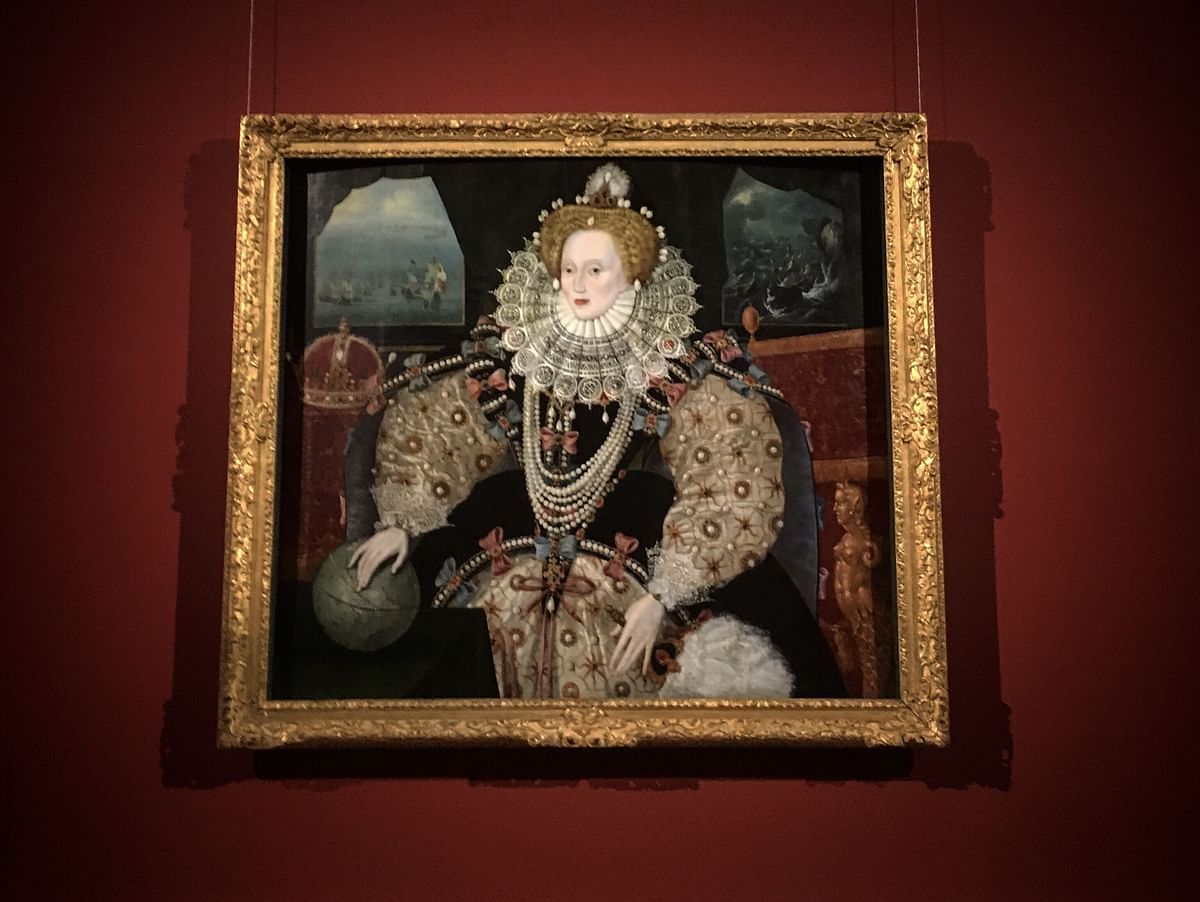 The Armada portrait of Elizabeth I in Queen’s House, Greenwich.