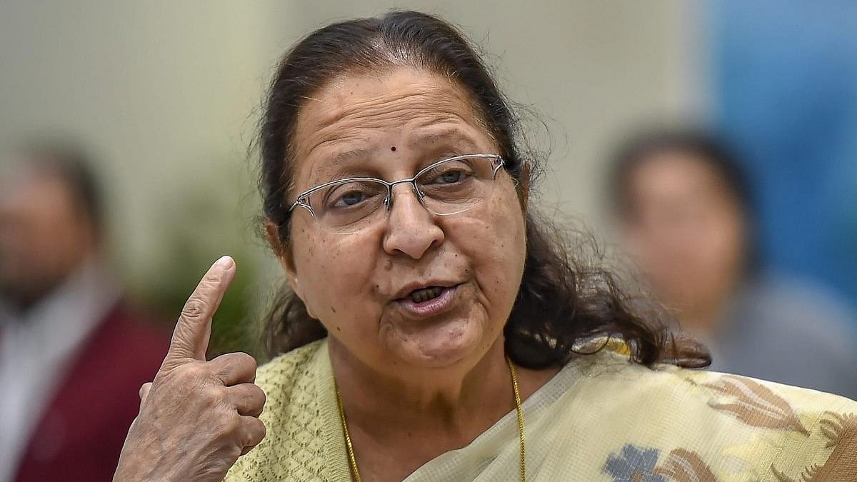 Lok Sabha Elections 2024 | Congress candidate’s exit from Indore race shouldn't have happened: Sumitra Mahajan