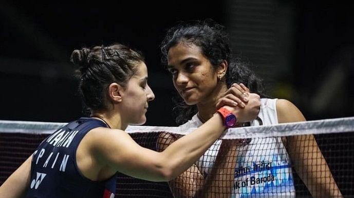 Sindhu squanders lead to go down to Marin in Singapore Open pre-quarters