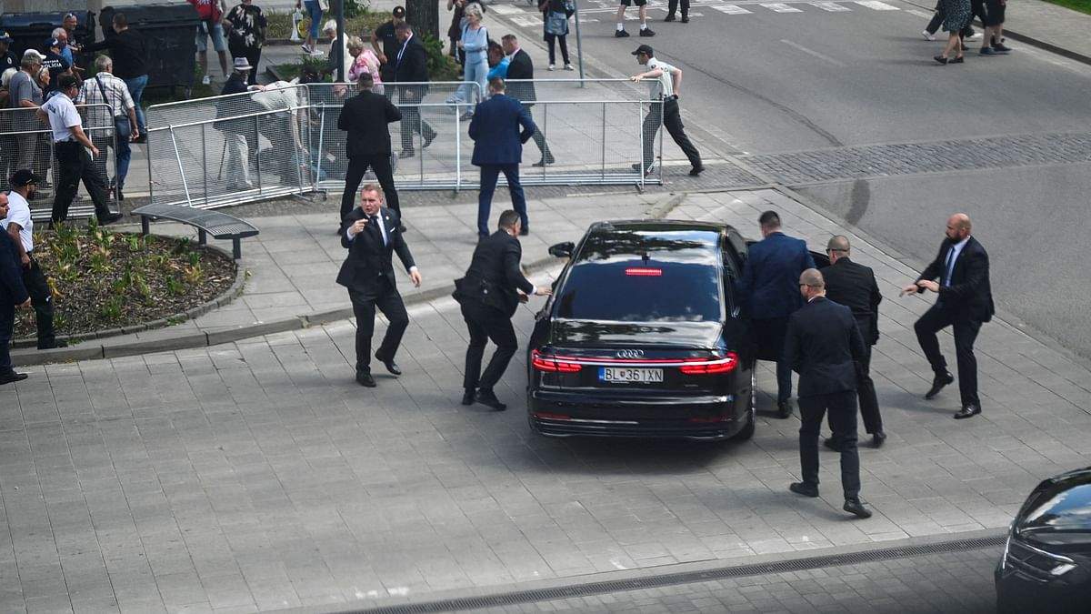 Slovak PM Robert Fico shot and injured