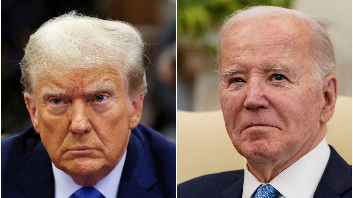 Joe Biden campaign's fundraising lags Donald Trump for the first time in April
