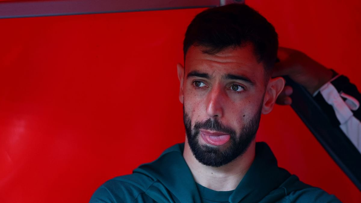 MUFC captain Bruno Fernandes.