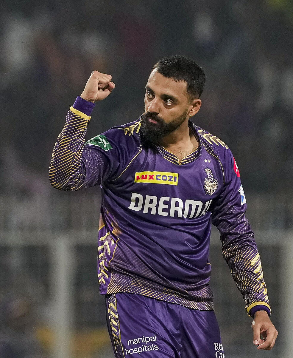 Varun Chakaravarthy has undoubtedly been KKR's best bowler this season, bagging 16 wickets so far. His presence on the field is bound to send chills down the opponent's spine.