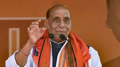 Union Defence Minister Rajnath Singh.