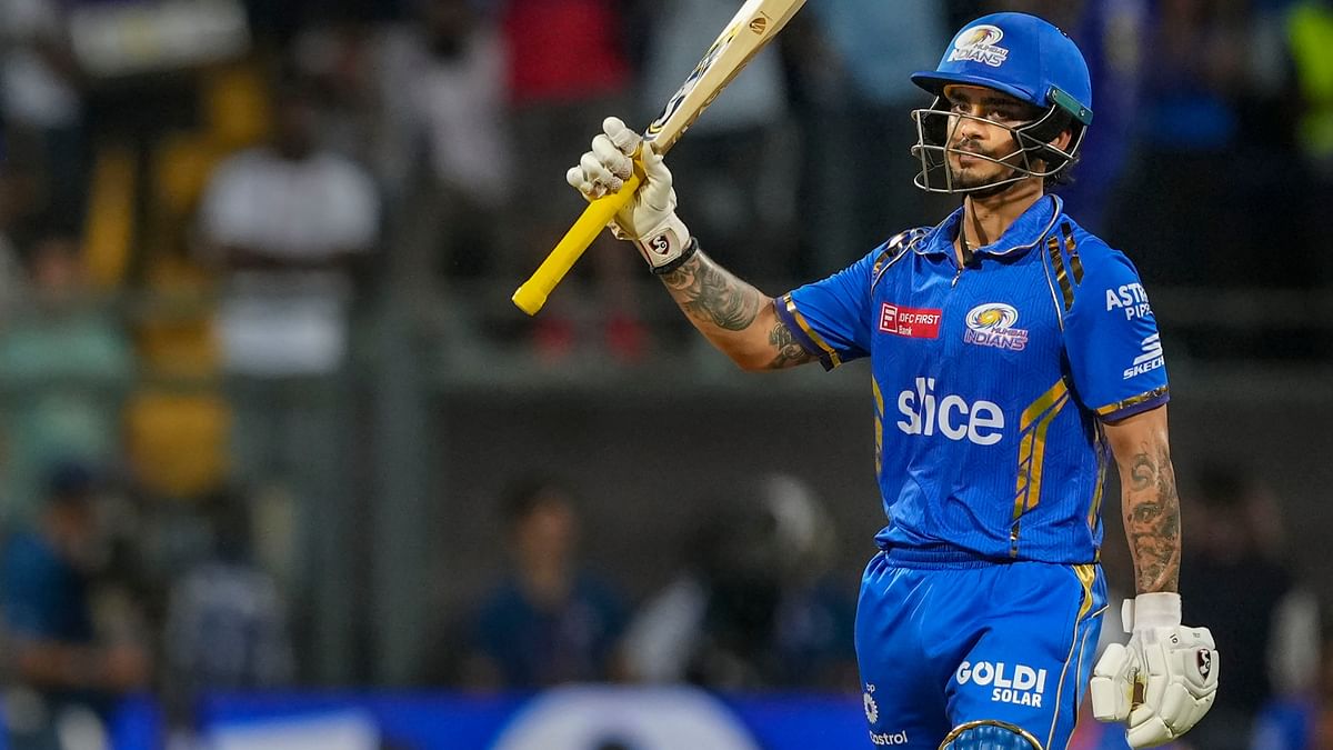 Ishan Kishan's explosive batting at the top of the order can set the tone for the Mumbai Indians. Kishan's performance will be critical to MI's success in today's game because of his aggressive stroke play.