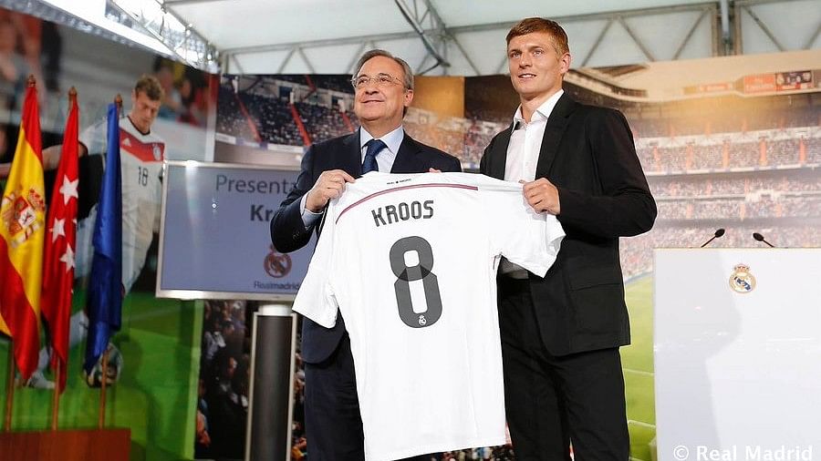 Kroos signing for Madrid.