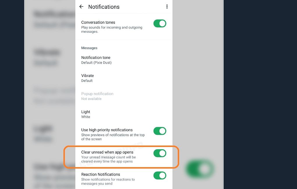 WhatsApp to bring new option to Clear unread message count everytime app opens on the phone.