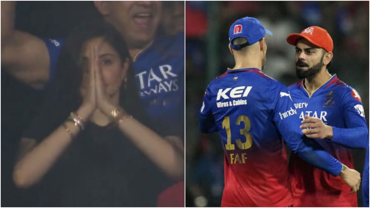 Watch | Anushka Sharma celebrates as RCB's hope of playoffs remains alive