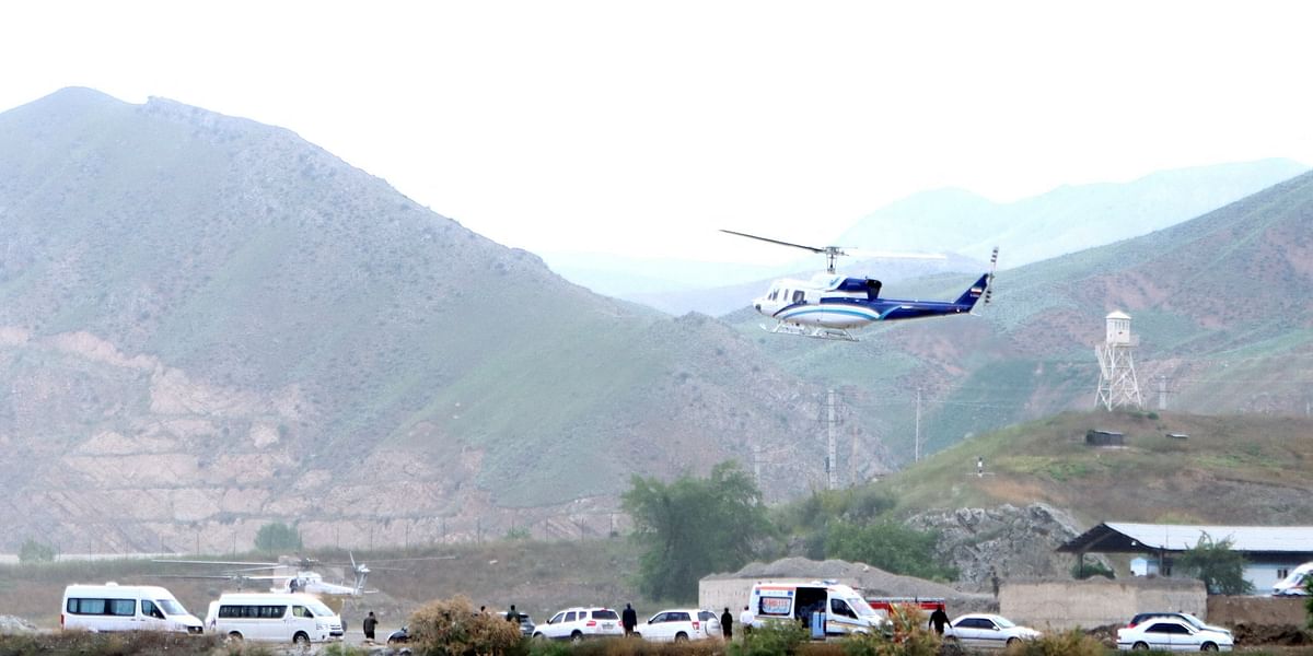 Helicopter carrying Iran's President Ebrahim Raisi crashes in mountains, search under way