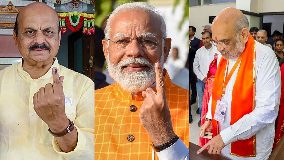 Lok Sabha Elections 2024: Political bigwigs cast their vote in Phase 3