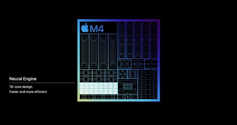 Apple M4 features 16-core Neural Engine.