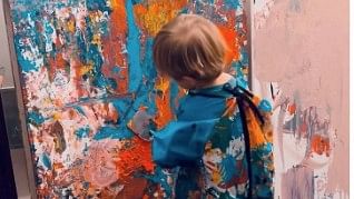 A 2-year-old German artist sells paintings for $7000
