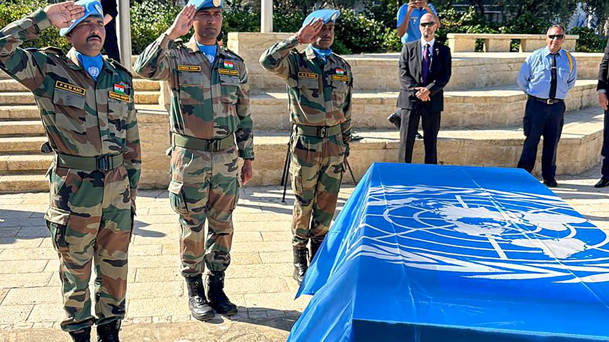 Mortal remains of ex-army officer killed in Gaza reach India, says MEA