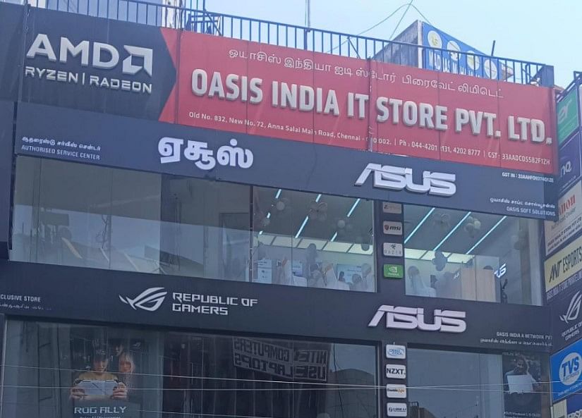 Centre de service Asus à Chennai.