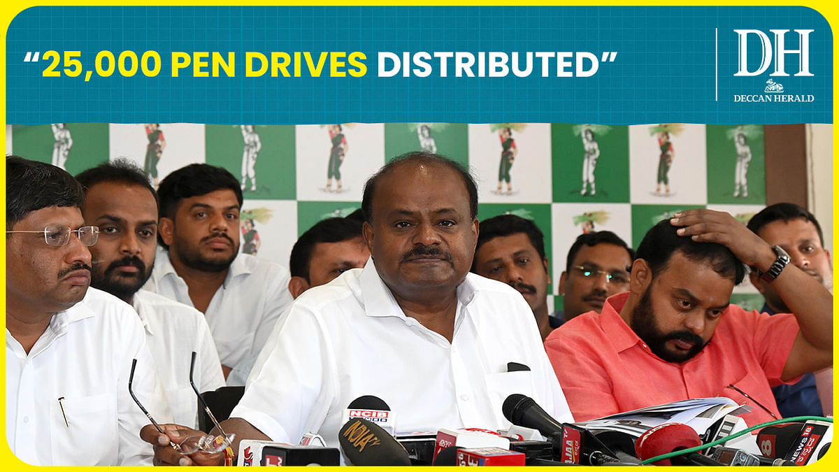 25,000 pen drives were distributed before polls: H D Kumaraswamy