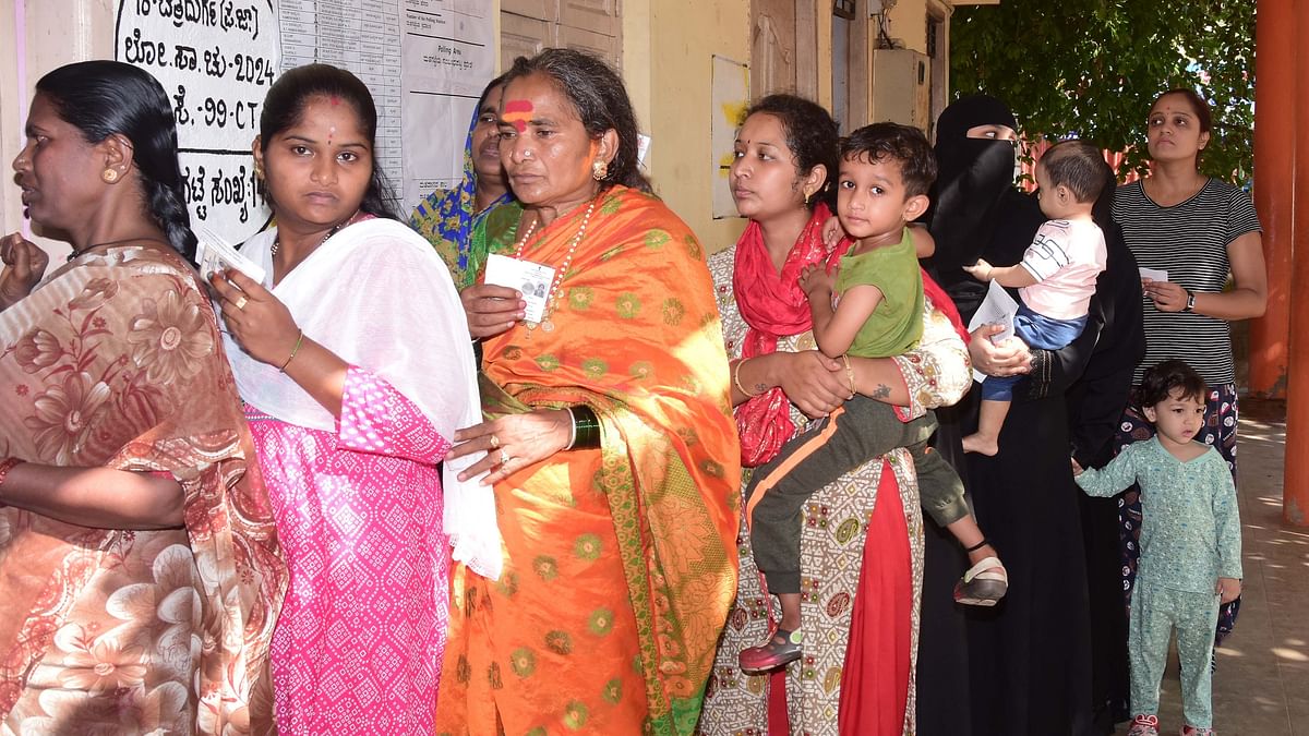 Lok Sabha elections 2024 | Women voters outnumbered men in five Karnataka seats in Phase 2