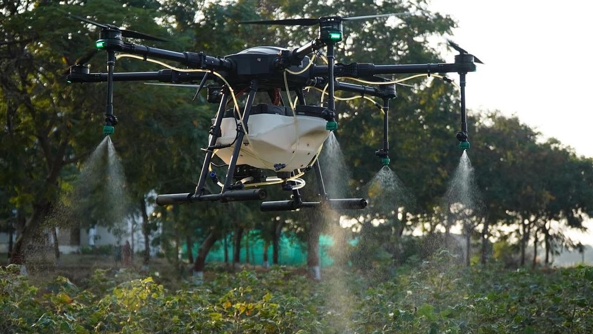 Drones in farms: Pesticide use cut by 15%