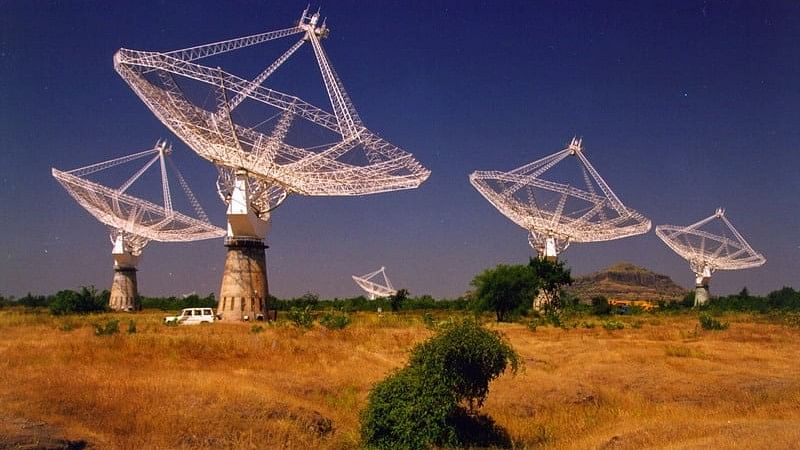 Rare discovery by Indian astronomer using a GMRT radio-survey of the sky