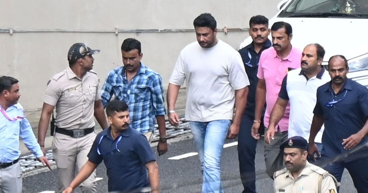 Kannada actor Darshan and his friend Pavithra sent to police custody for six days in murder case