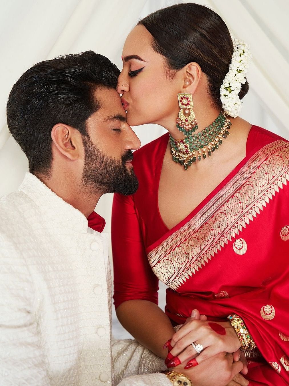 The love birds opted for a private ceremony to tie the knot on June 23 at Sonakshi’s residence, followed by a grand reception for their friends from the film industry.