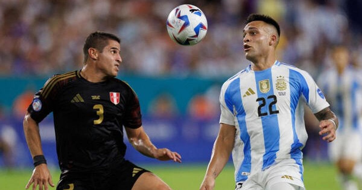 Argentina vence a Perú y encabeza el Grupo A de la Copa América