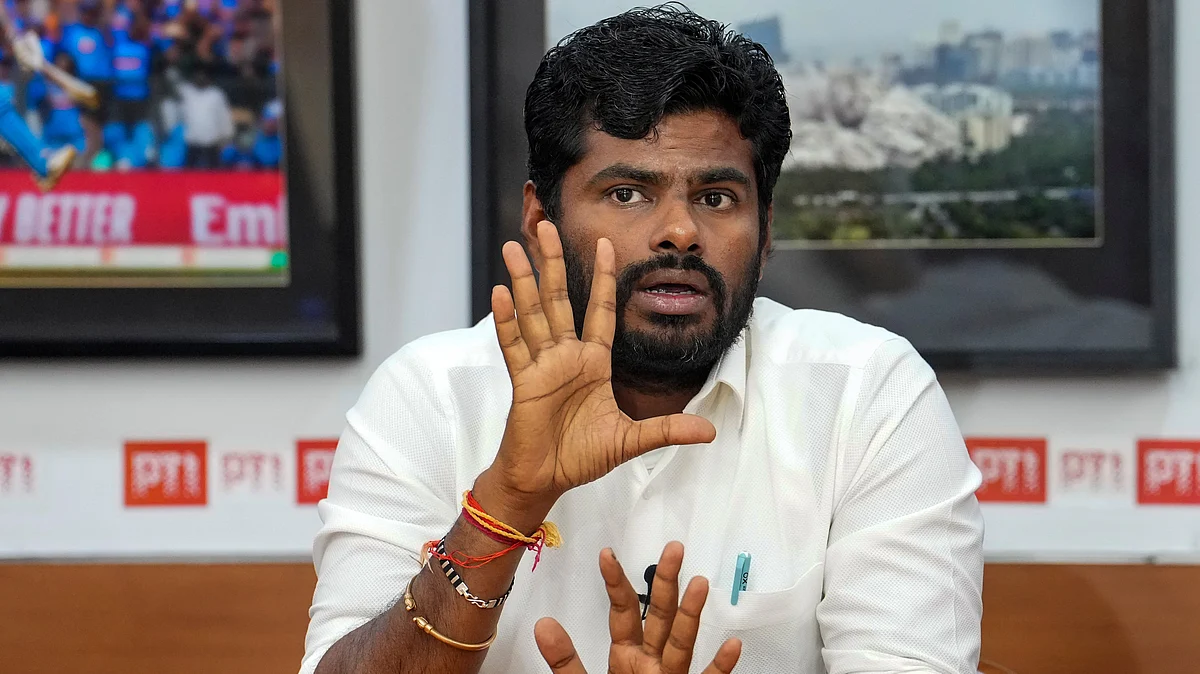 Annamalai intensifies attack against DMK with "GetoutStalin" barb