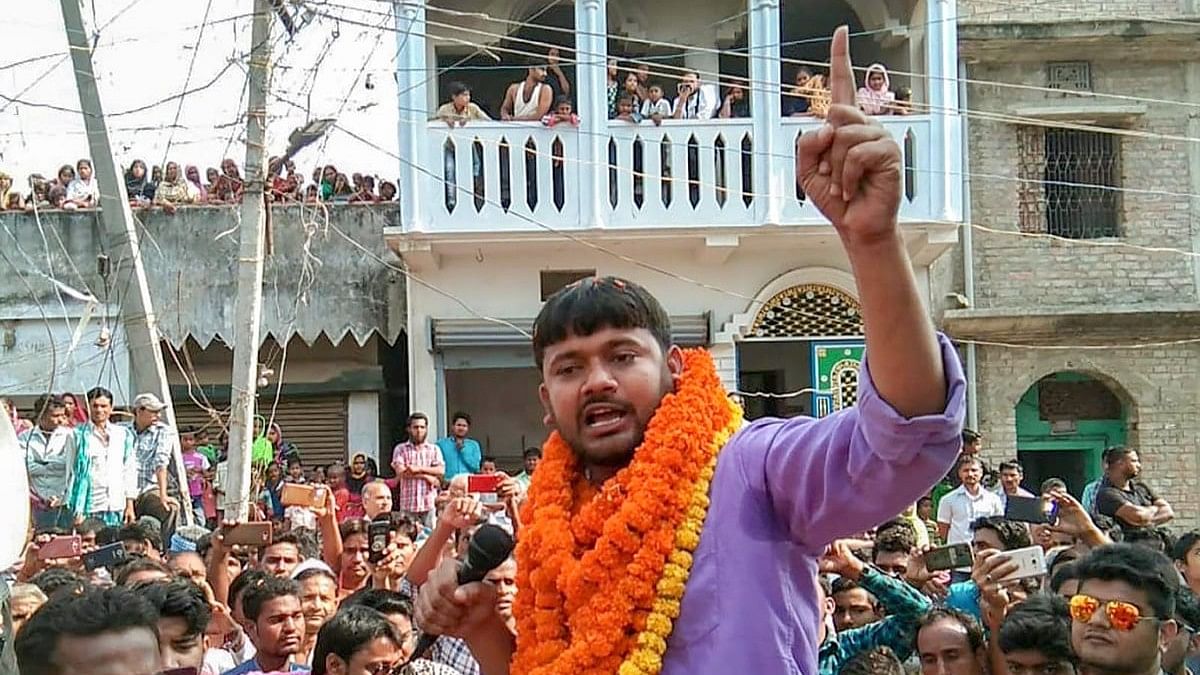 Congress candidate from Northeast Delhi Kanhaiya Kumar was attacked by two men - one slapped him and another threw ink on him - while he was leaving the Aam Aadmi Party’s office in Northeast Delhi following a meeting with a councillor.