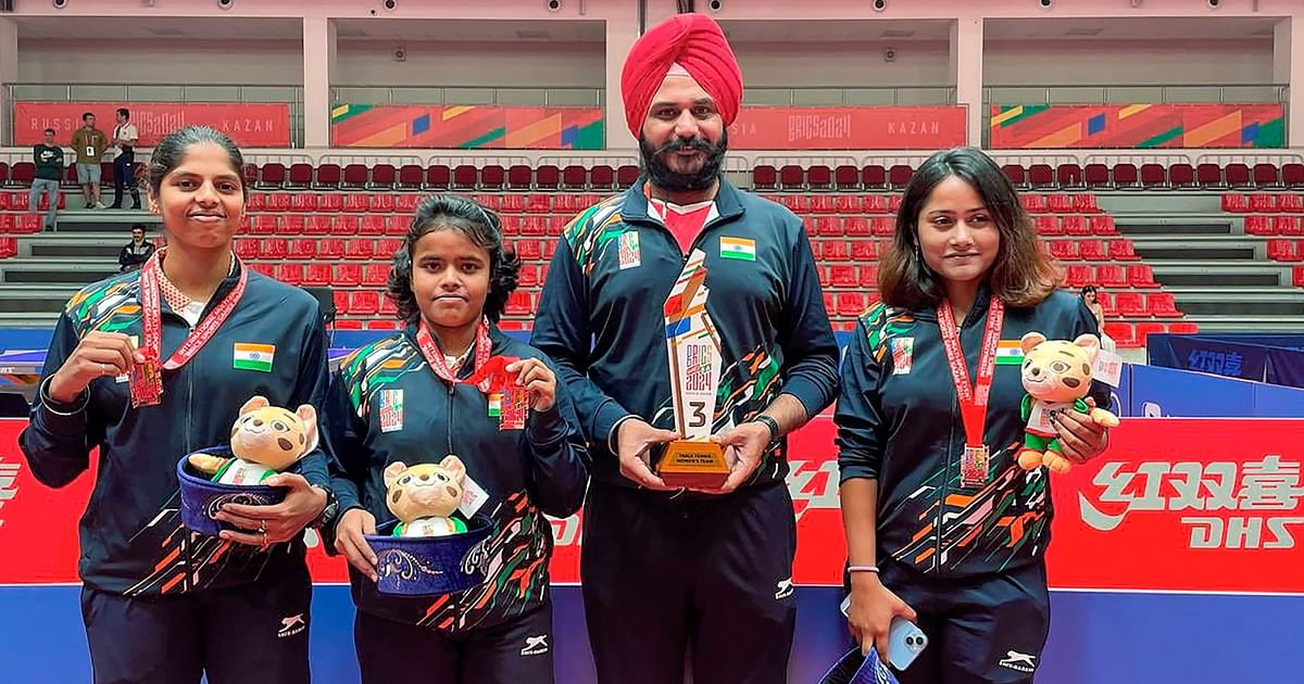 Indian Women's TT Team Bags Bronze