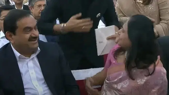 Chairperson of Adani Group Gautam Adani is also seen in attendance.