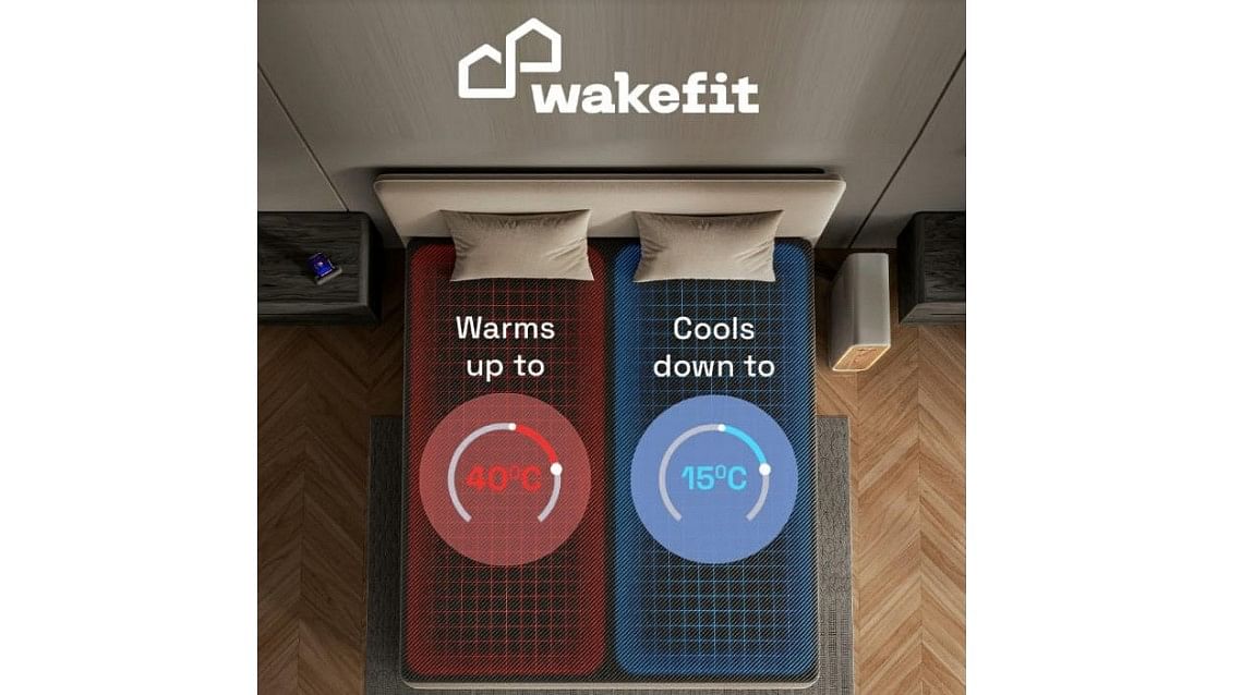 Wakefit Zense Regul8 smart mattress.