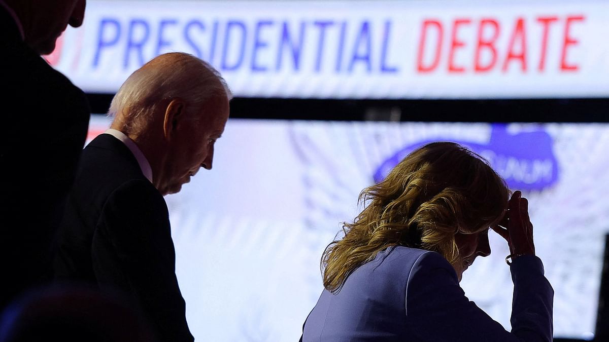 Joe Biden falters in first poll debate