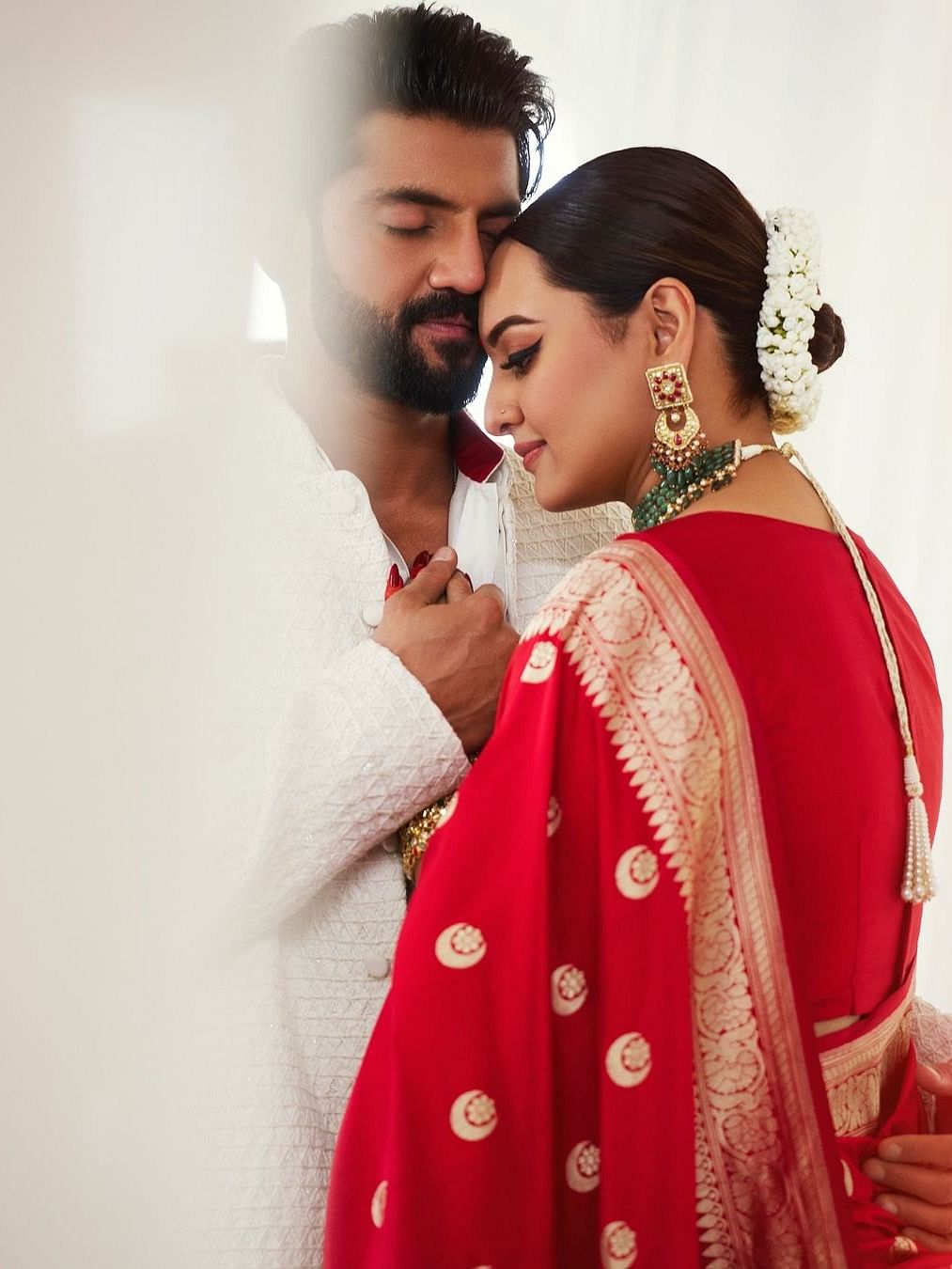 Bollywood actress Sonakshi Sinha delighted her followers on Instagram by sharing some adorable unseen pictures from her wedding, just days after tying the knot with Zaheer Iqbal.