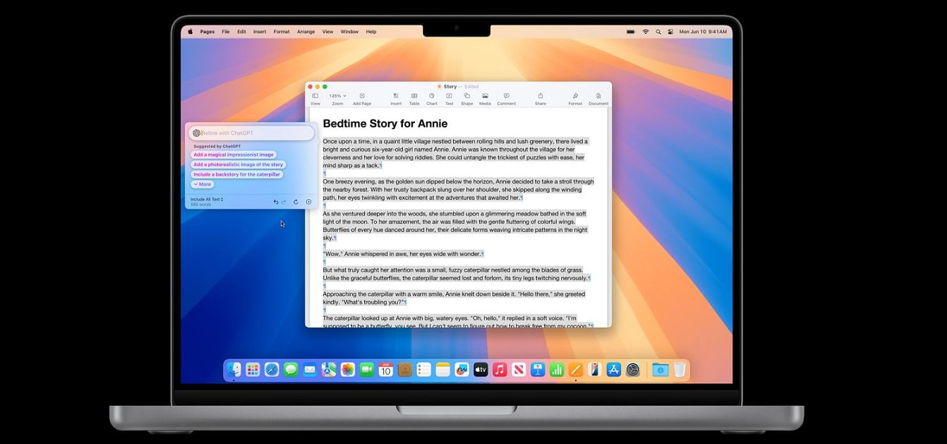 Siri with ChatGPT 4o integration.
