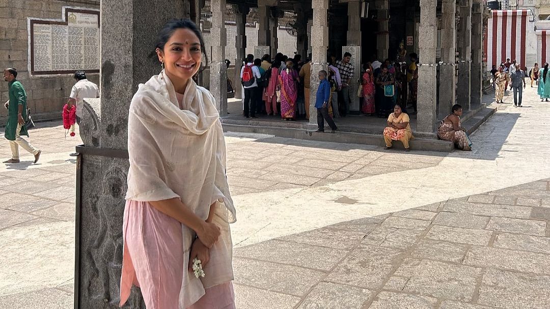 Sobhita finds solace by visiting religious places. She feels it is the best way for her to relax and rejuvenate.